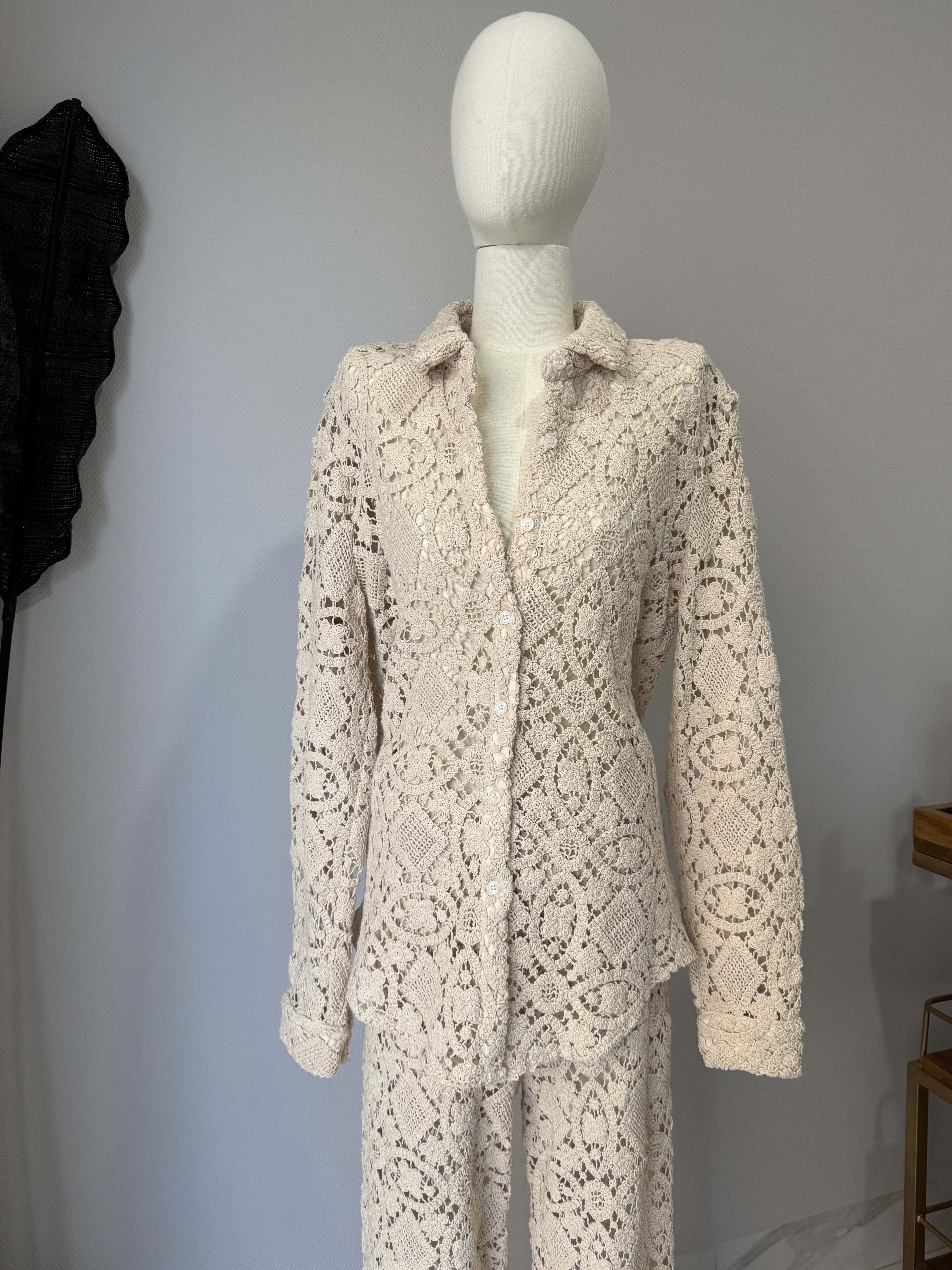 Camisa Crochet