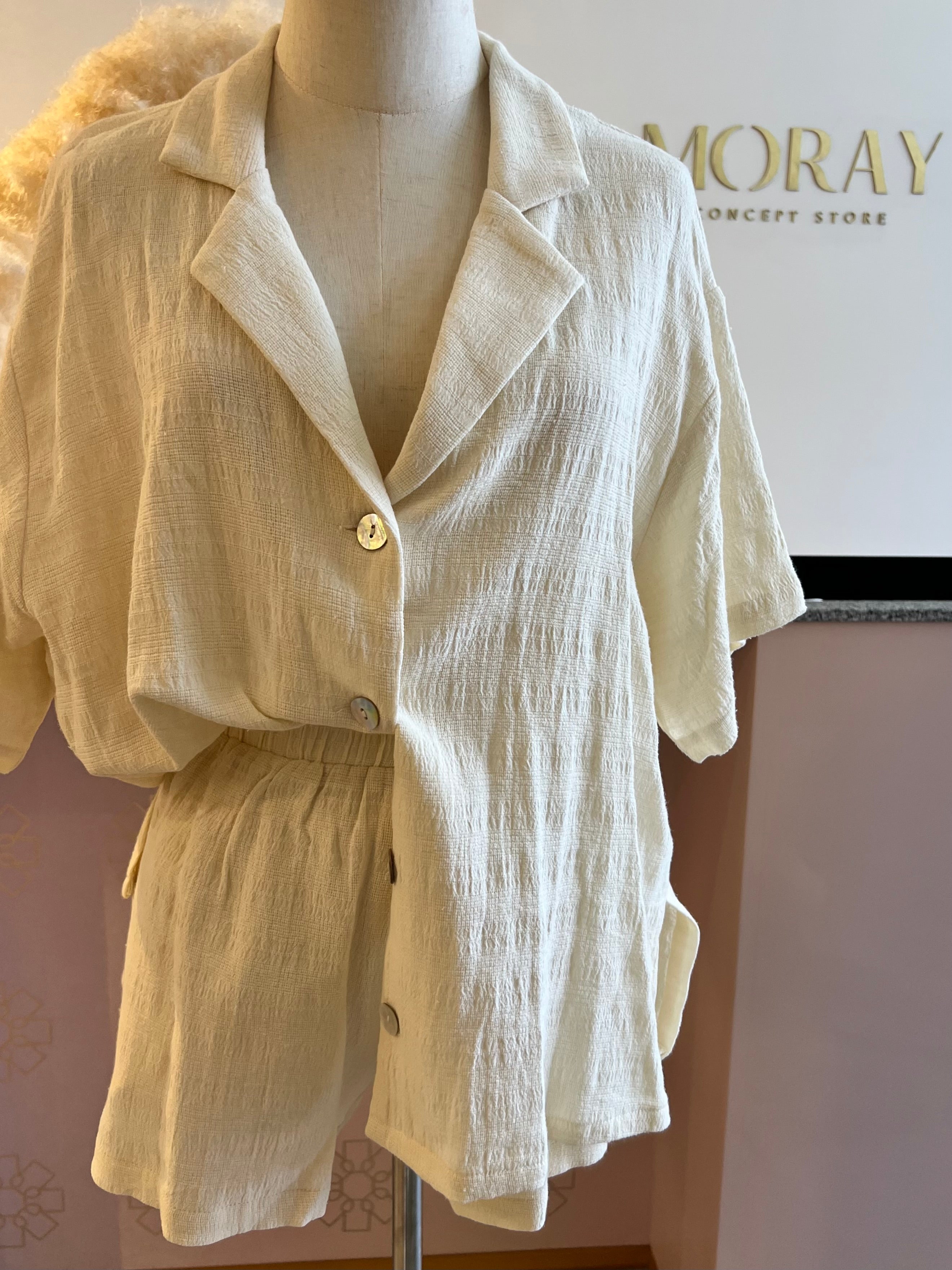 Set de Camisa Oversize y Short Yellow