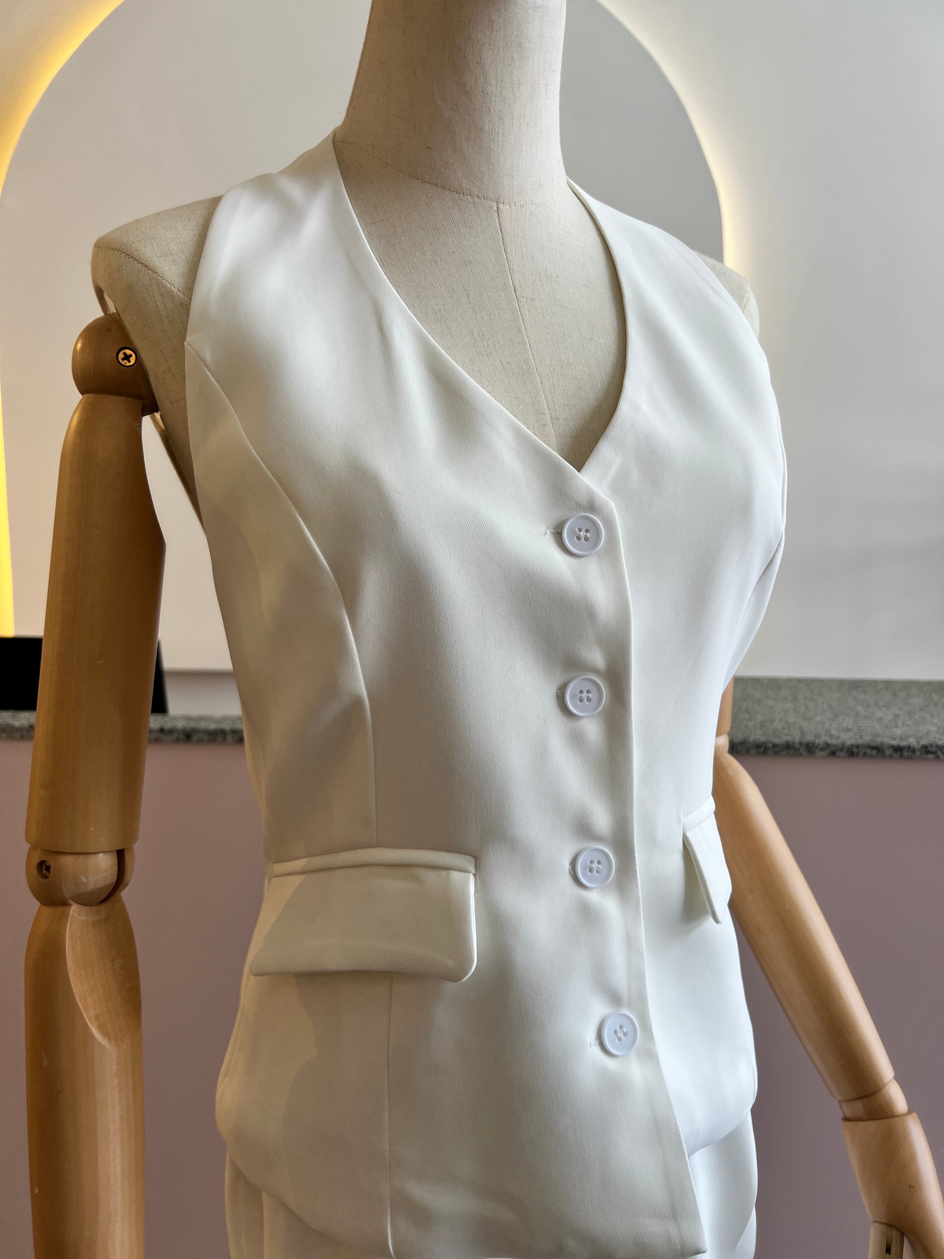 Set Chaleco Halter y Pantalón