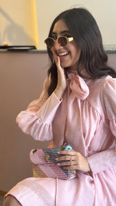 Vestido Moño Rosa