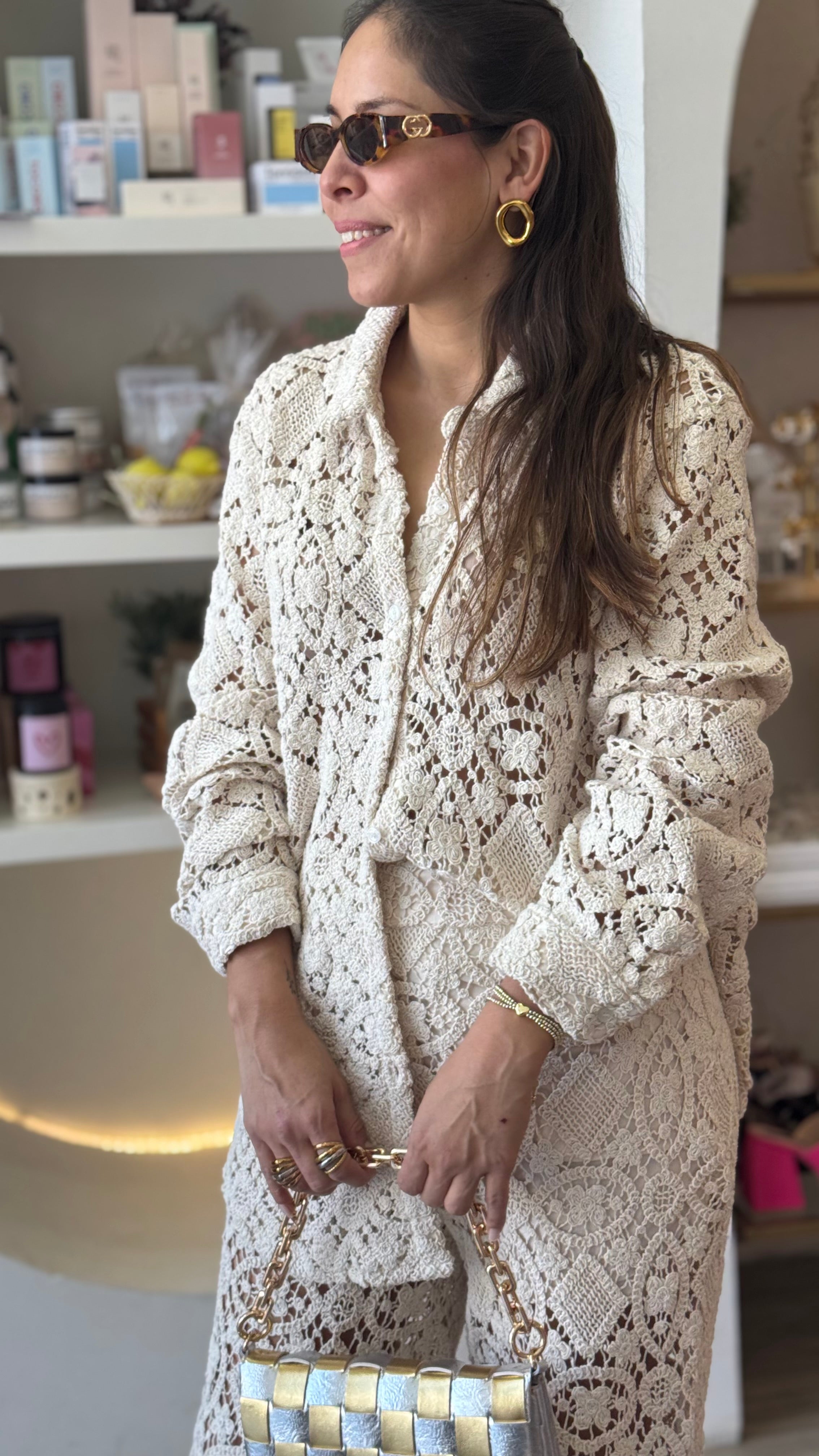 Camisa Crochet