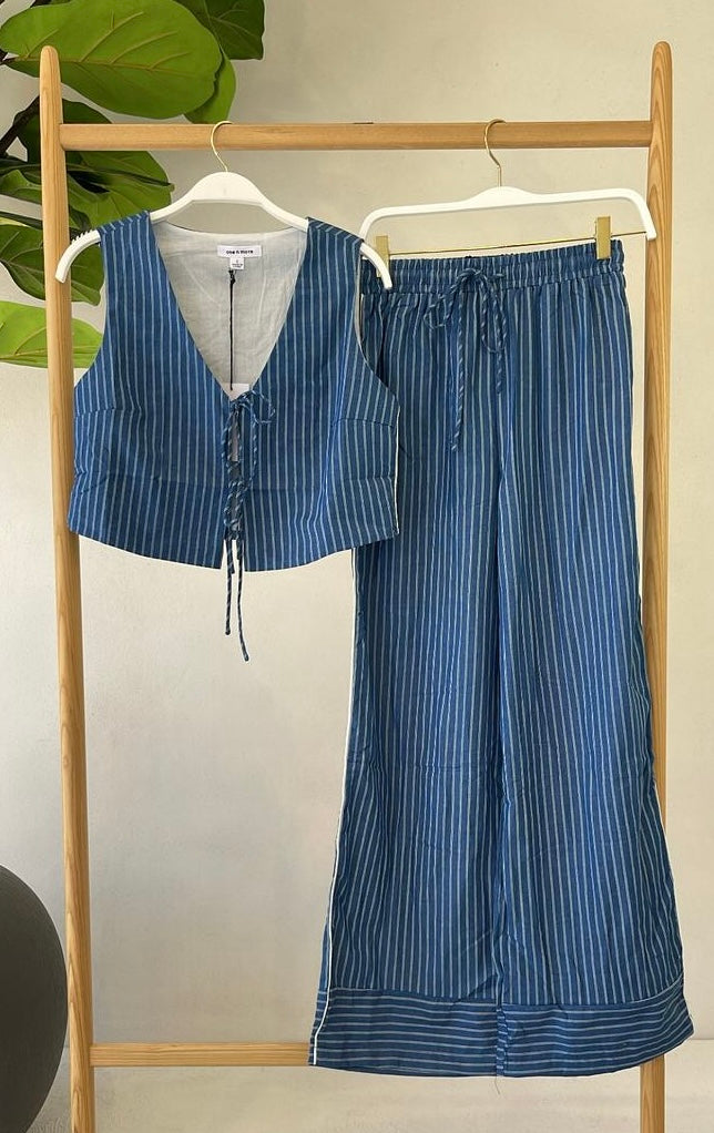 Pantalón Rayas Azules