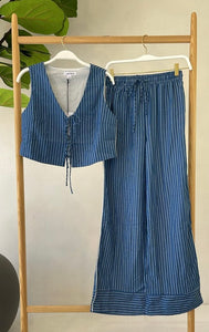 Pantalón Rayas Azules