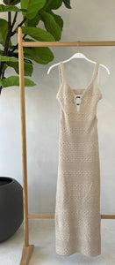 Vestido Aplicación Madera