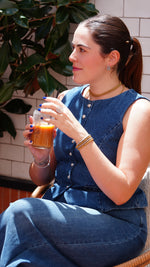 Cargar imagen en el visor de la galería, Pantalón Ancho Denim
