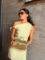 Cargar imagen en el visor de la galería, Vestido Corto Con Lino
