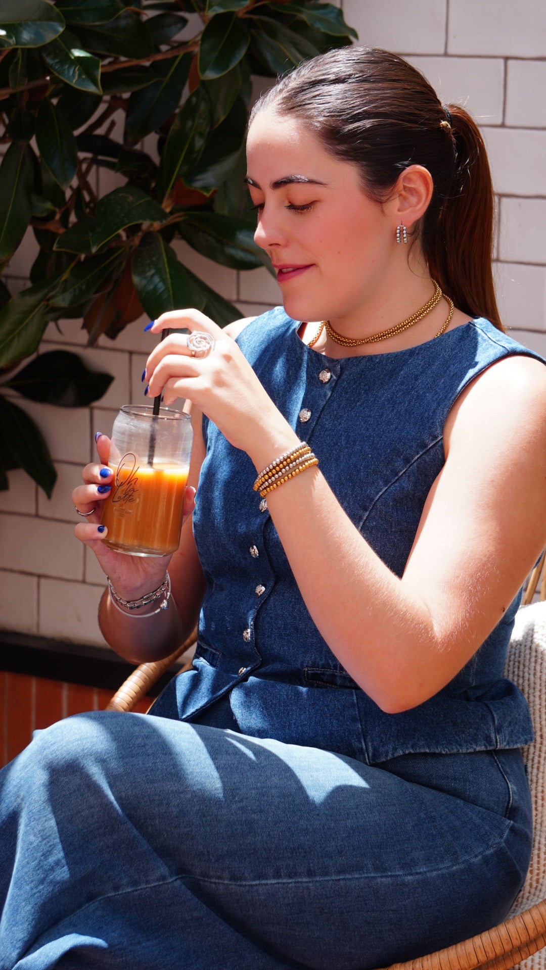 Pantalón Ancho Denim