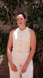 Cargar imagen en el visor de la galería, Top Polo Butter Yellow
