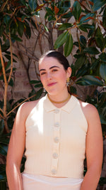 Cargar imagen en el visor de la galería, Top Polo Butter Yellow
