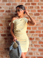 Cargar imagen en el visor de la galería, Vestido Corto Con Lino
