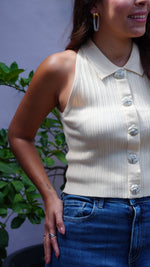 Cargar imagen en el visor de la galería, Top Polo Butter Yellow
