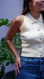 Cargar imagen en el visor de la galería, Top Polo Butter Yellow
