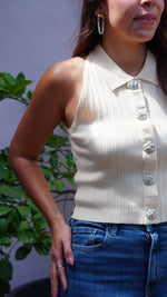 Cargar imagen en el visor de la galería, Top Polo Butter Yellow
