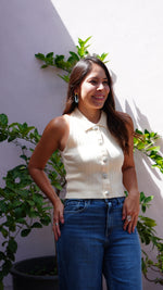 Cargar imagen en el visor de la galería, Top Polo Butter Yellow
